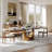Hobart Modern Rectangular Sintered Stone Dining Table with Pedestal Base-654490484-654490487