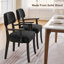 Chaise d'appoint rembourrée en bois massif de style Mid-Century-1420856166