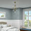 Lustre classique à 3 lumières de style bougie avec détails en cristal Danaleigh-774031440
