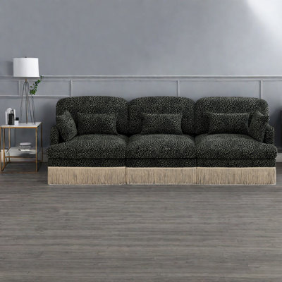 Canapé modulaire portatif 100,3 po Chenille