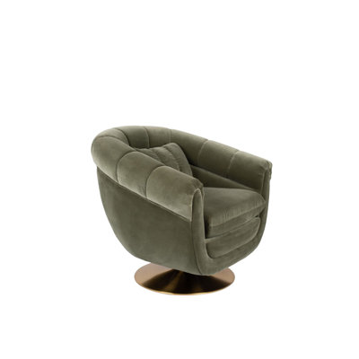 Member Upholstered Swivel Accent Chair