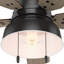 Ventilateur de plafond d'extérieur 5 pales 52 "avec ensemble d'éclairage Mill Valley-23554663