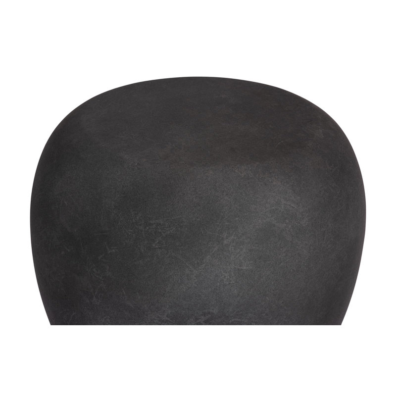 River Stone Side Table, Charcoal Stone