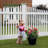 5 in. W x 5 in. D x 84 in. H Classic Picket Line Post