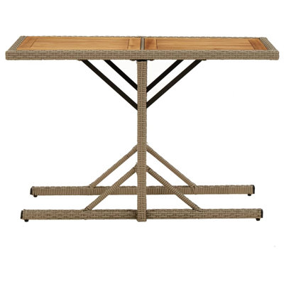 Pavlatka Rectangular 6 - Person 53Cm L Outdoor Dining Table