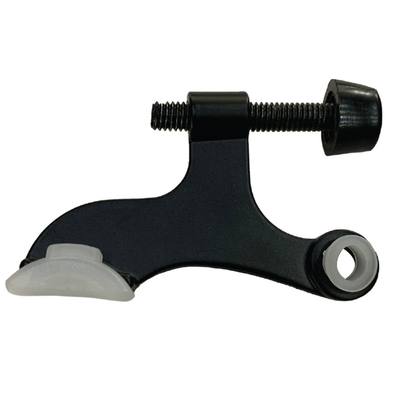 Zinc Hinge Pin Stop, Matte Black