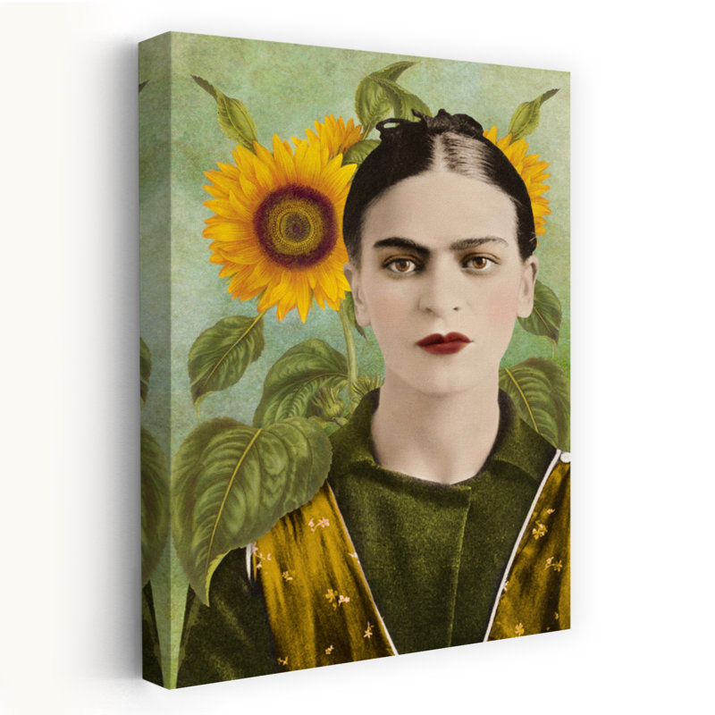 Art mural Frida - The Sunflower Edition, H 24 po x l 16 po