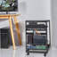 Support de serveur à cadre ouvert 15U 15 po, profondeur réglable de 23 po à 40 po, support de serveur réseau autoportant ou mural, support AV à 4 colonnes avec roulettes, pouvant accueillir tout votre équipement de réseau informatique