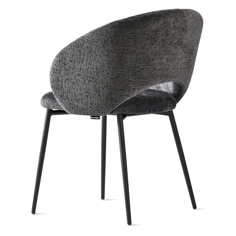 Anime Chairs, Aspen Anthracite Gray, Matt Black