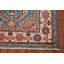 Tapis géométrique bleu Kazak