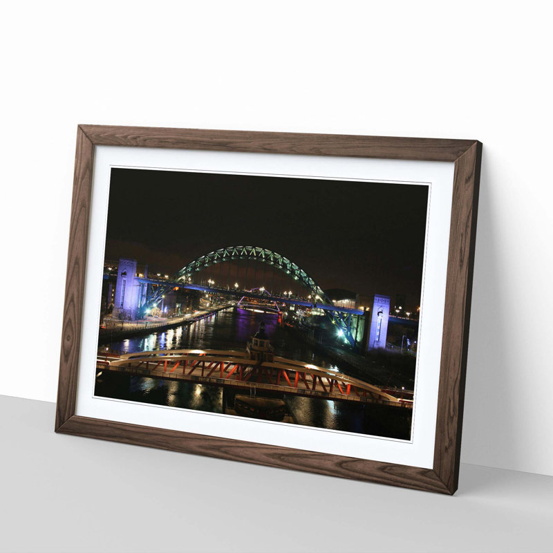 Single Picture Frame Print, Walnut