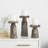 10.10'' H Wood Tabletop Candlestick-2138623016
