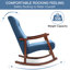 Chaise berçante avec pieds en bois massif-1406833261