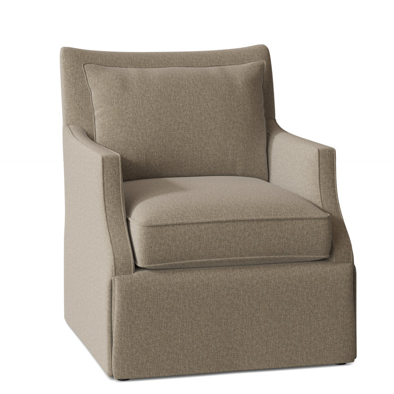 Holly Upholstered Armchair, Linen (3155 72), Swivel Glider