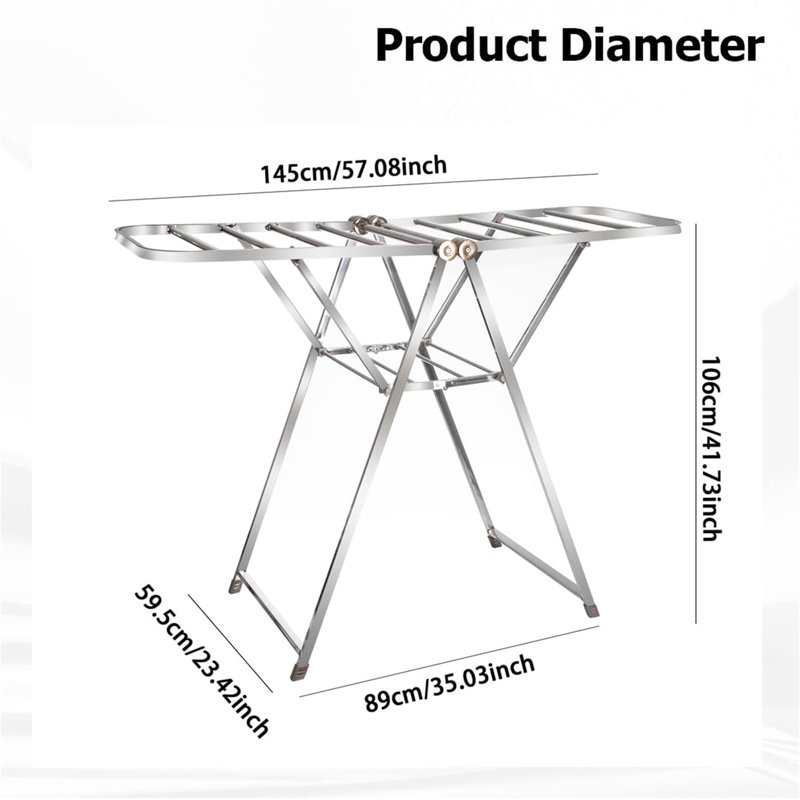 Foldable Gullwing Drying Rack