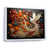 White Floater Framed