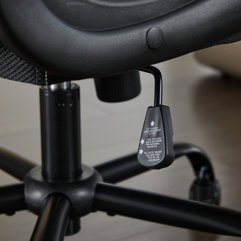 Crowder Ergonomic Executive Chair with Footrest, Gray