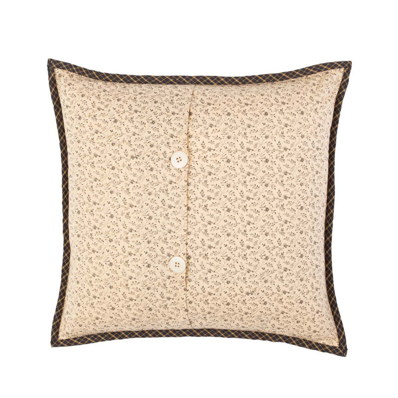 Housse et insert de coussin carré en coton Kettle Grove