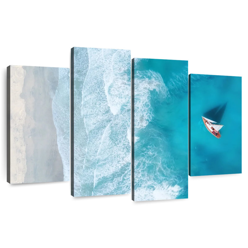 Yacht de mer turquoise Gillard