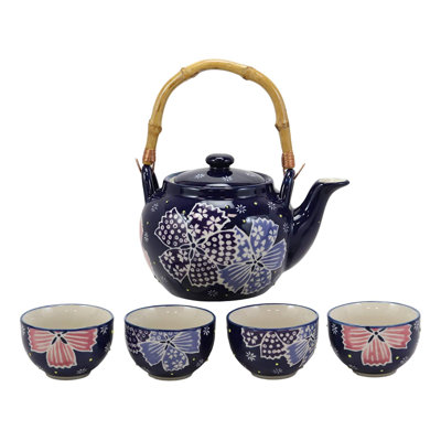 Ensemble de thé en porcelaine pour 4 personnes Odoms