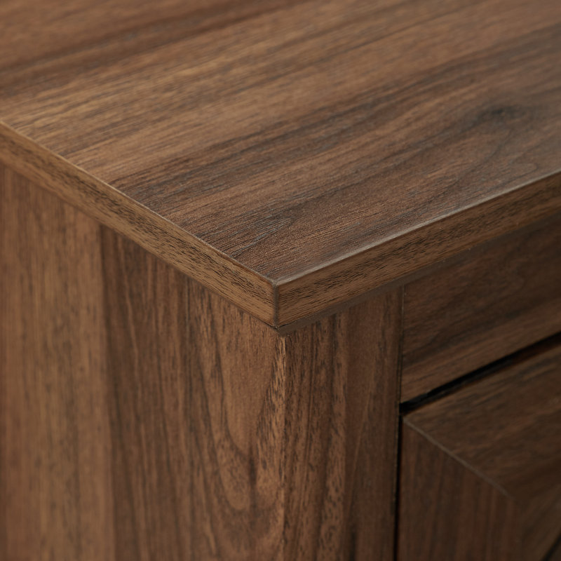 Anabeth 58" Wide 2-Door Sideboard, Dark Walnut