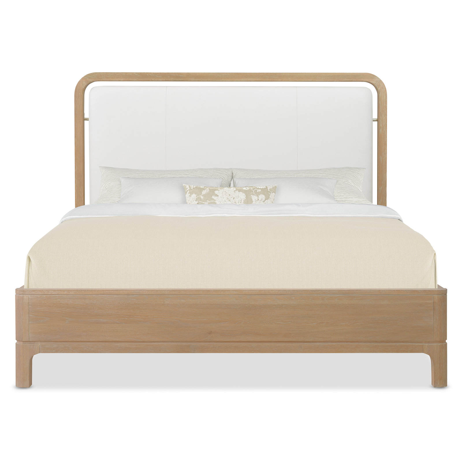 Banyon Bay Panel Bed, California King, Brown/Cream/Tan