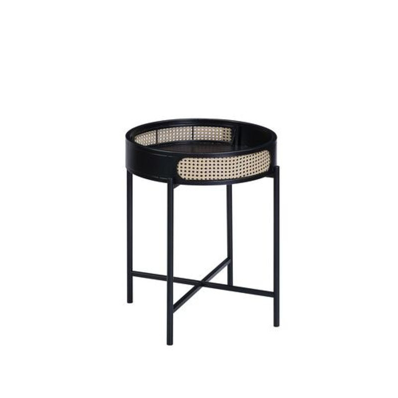 Colson Black Finish End Table