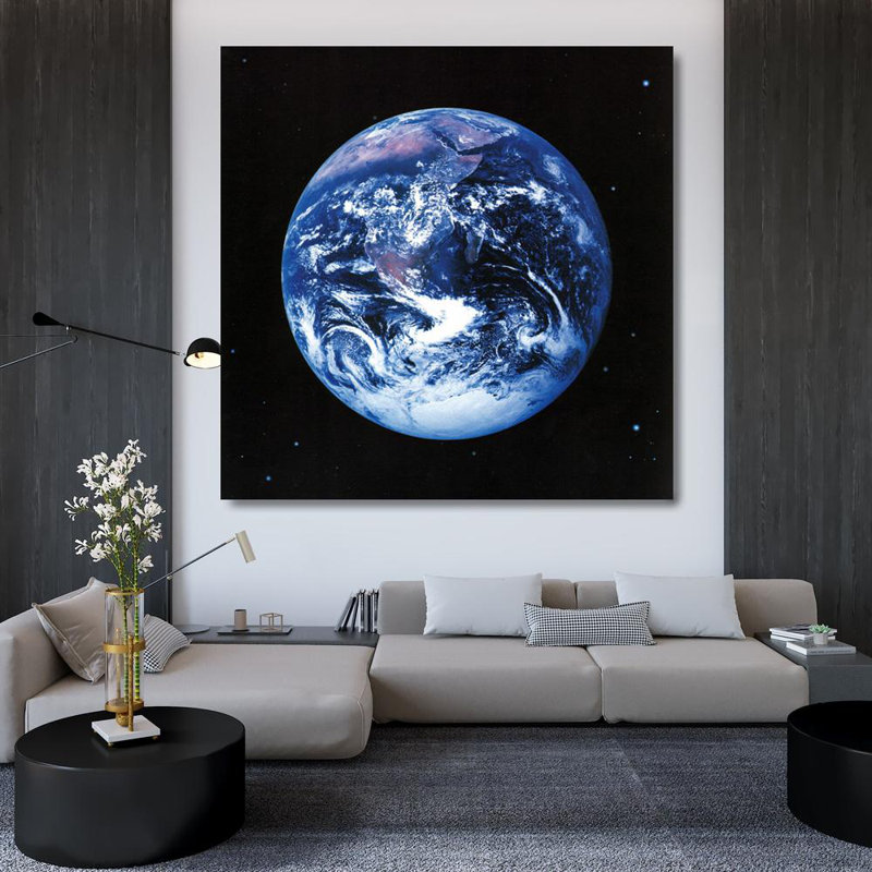 The Earth, 36" H x 36" W