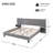 Size Platform Bed With Headboard, Modern Velvet Upholstered Platform Bed With 2 Nightstands, With Diamond Tufted,