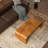 Jaxom 48" Handcrafted Burl Solid Wood Coffee Table - Elegant Sleek Curved Design-637453553
