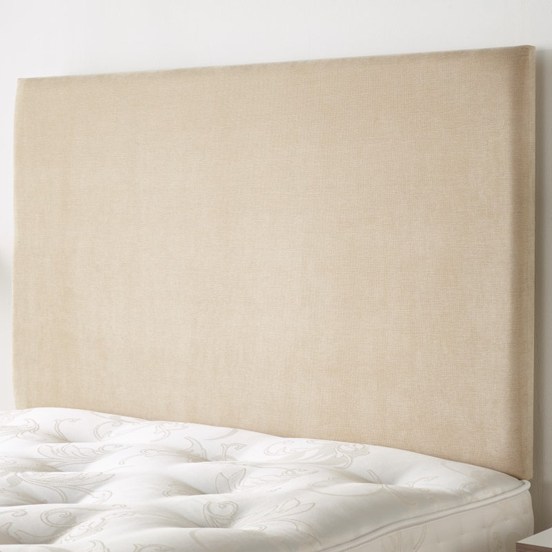 Upholstered Headboard, Double (4'6"), Beige