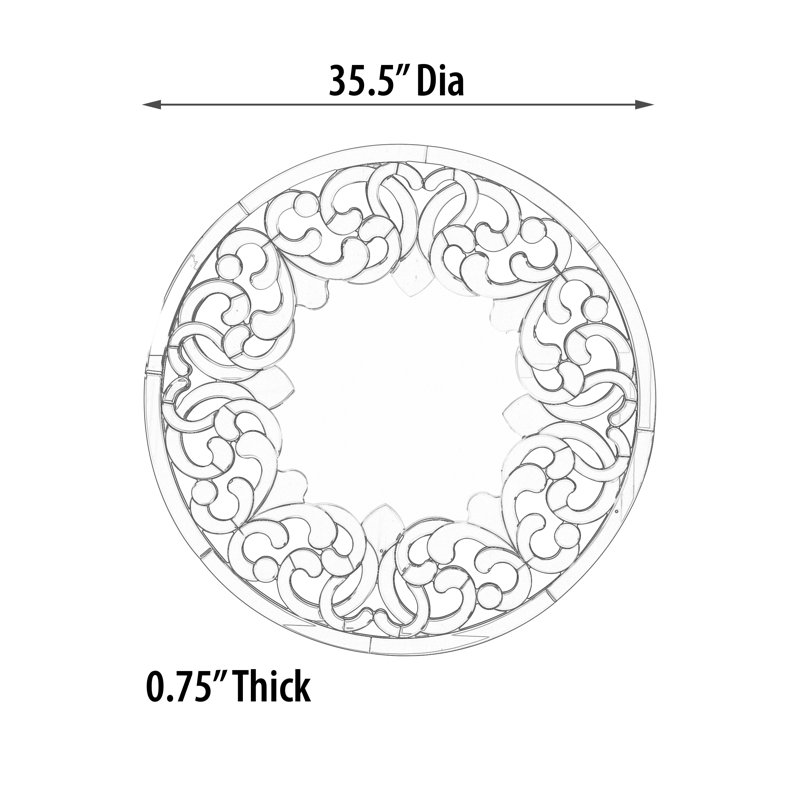 Joyceann Round Mirror