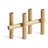 Tally 8'' H Solid Wood Tabletop Candelabra-65218702