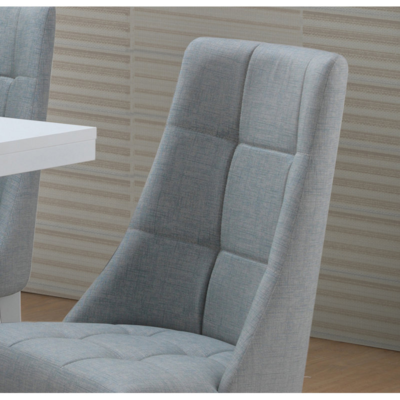 Ensemble de 2 chaises d'appoint Jabali Upholstery Kitchen, Bleu