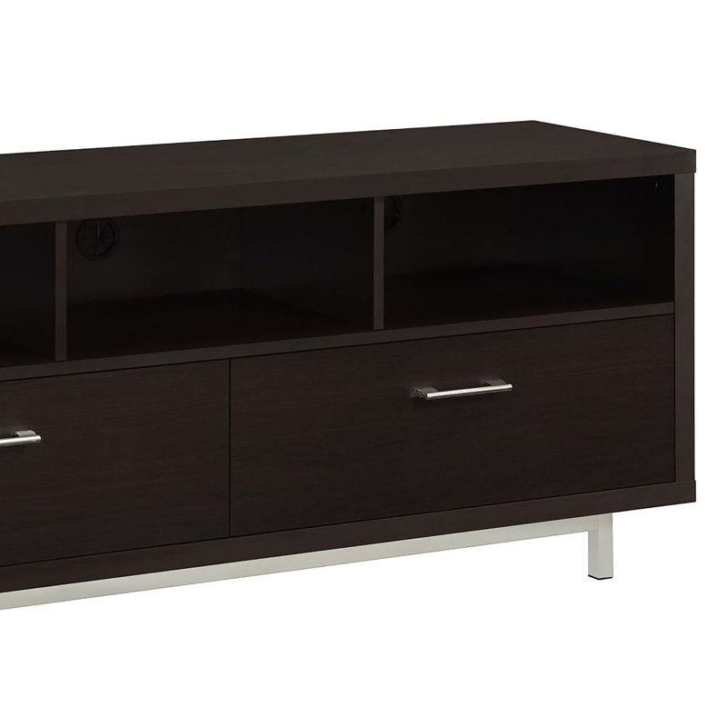Drawer Storage TV Console, Brown
