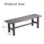 Banc de patio extérieur en aluminium Filancia-99323560-100557529