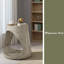 Table d'appoint creuse, texture semblable au bois-268979249