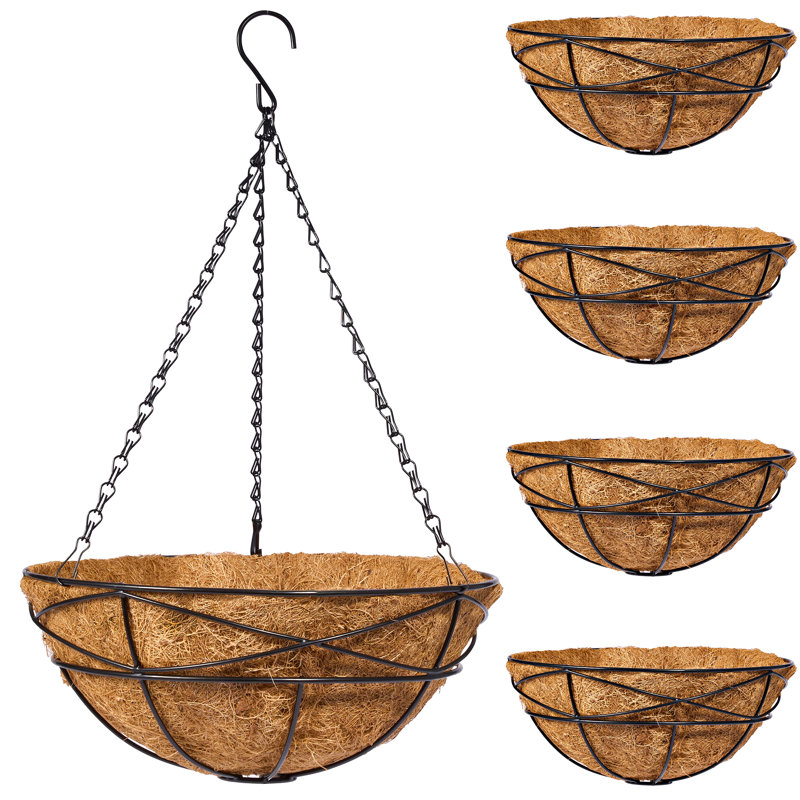Sorbus Metal Hanging Planter Baskets