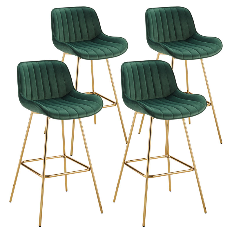 Abingdon 73.5Cm Swivel Bar Stool, Green