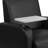 Carlena LeatherSoft Lobby Guest Chair with Tablet Arm and Cup Holder-49770604-49770606