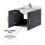 Meuble-lavabo simple 24 po X P 22 po P, comptoir en quartz, 18 po Ensemble miroir et robinet-1213036952-1213036953