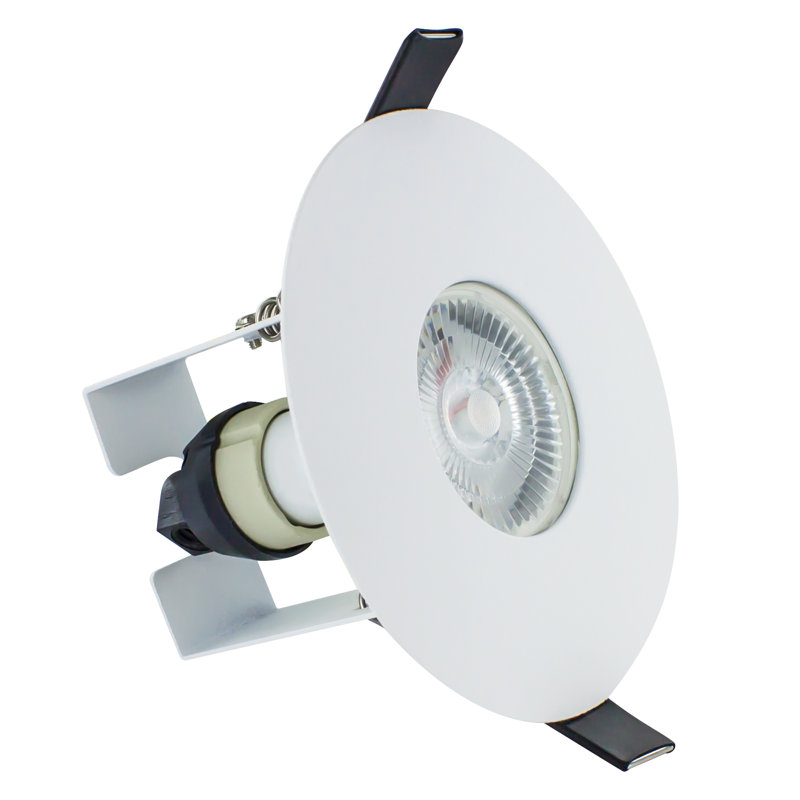 4.4" LED Recessed Lighting Kit, Matt White