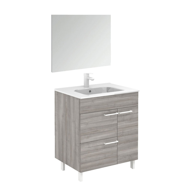 Elegance 31.5'' W Single Vanity, Sandy Gray
