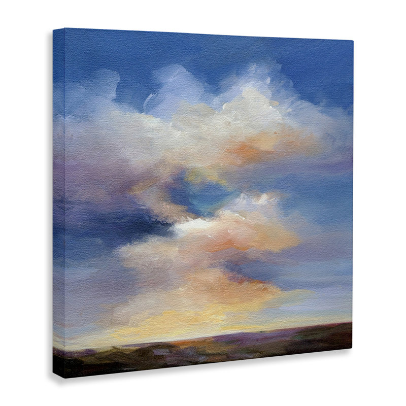 Luminous Sunset Clouds Canvas, design by Karen Hale, 36" H x 36" W