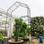 Support en métal pour arche de jardin en métal