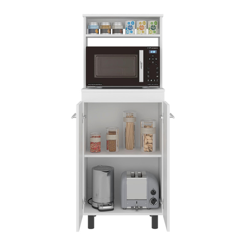 White 2-door Kitchen Storage Cabinet