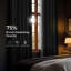 Rideaux obscurcissants en lin synthétique pour chambre et salon Bellino (1 panneau)-1007233966-1007233939