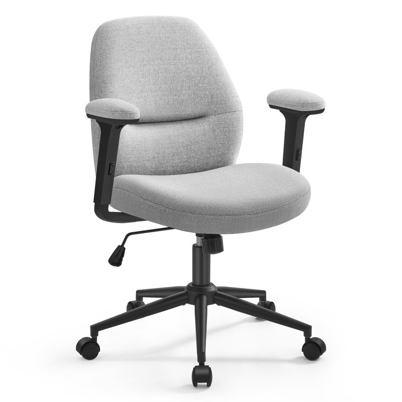Takeisha Office Chair, Grey, Black