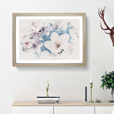 Cherry Blossom Tree in Spring - Picture Frame Painting Print