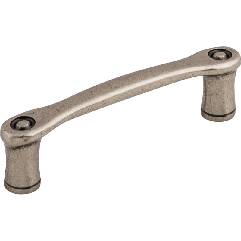 Link Bar pull, Pewter Antique, 3" Center to Center